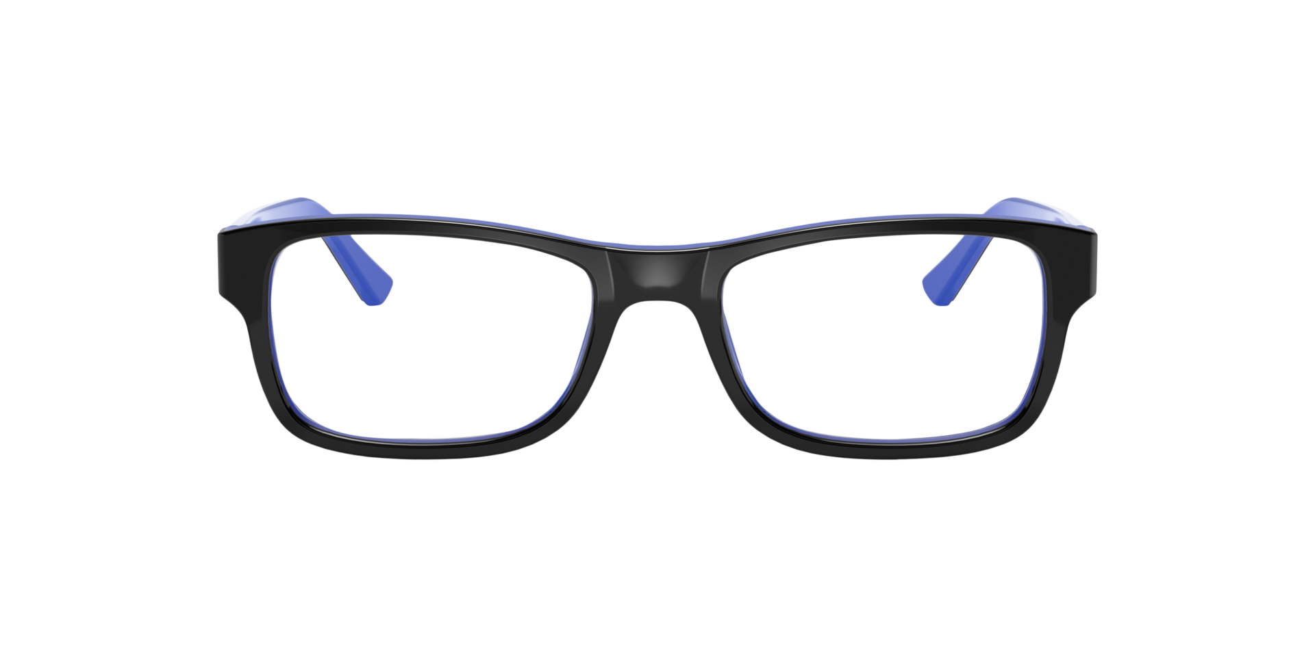 RB5268 Zwart op blauw AcetaatEyeglass Frames van B24, Vooraanzicht