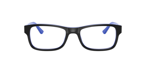 Ray-Ban - RB5268, Schwarz auf Blau/Black/Black On Blue, Größe: X-Small