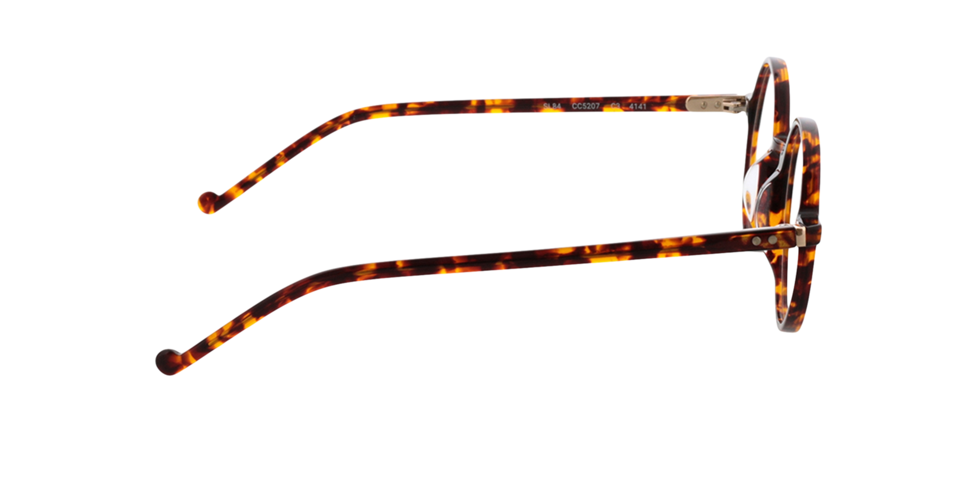 Torello Havana AcetaatEyeglass Frames van B24, Zijaanzicht