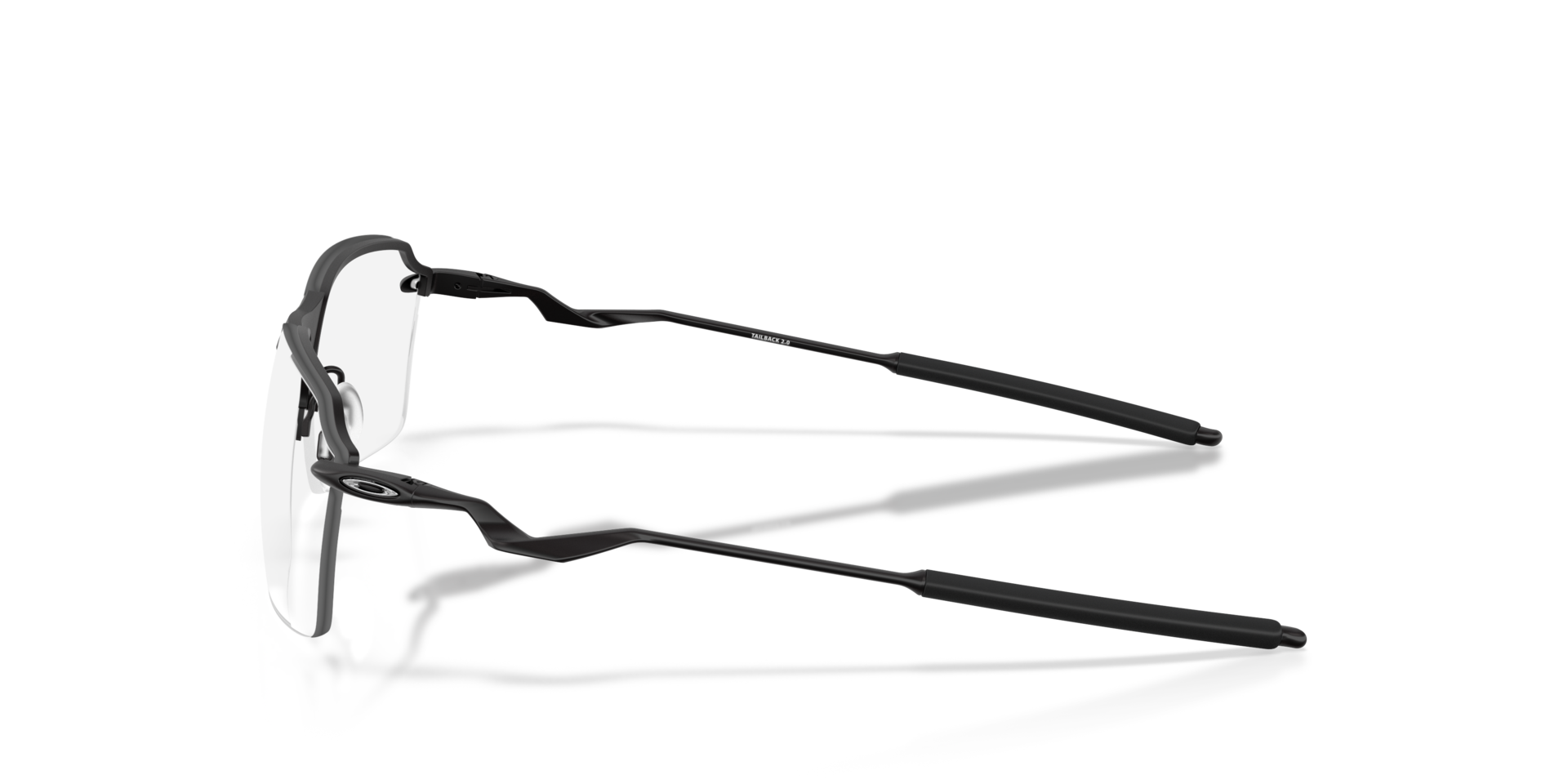 Tailback 2.0 Schwarz satiniert TitanEyeglass Frames von B24, Seitenansicht