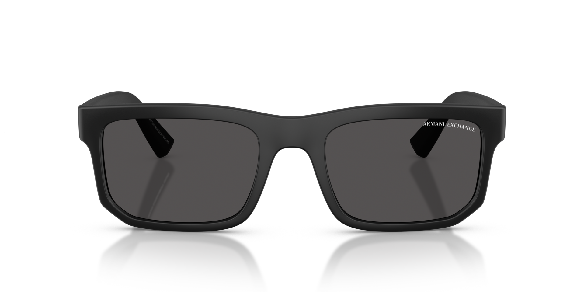 AX4165S Matt Schwarz KunststoffSunglass Frames von B24, Vorderansicht