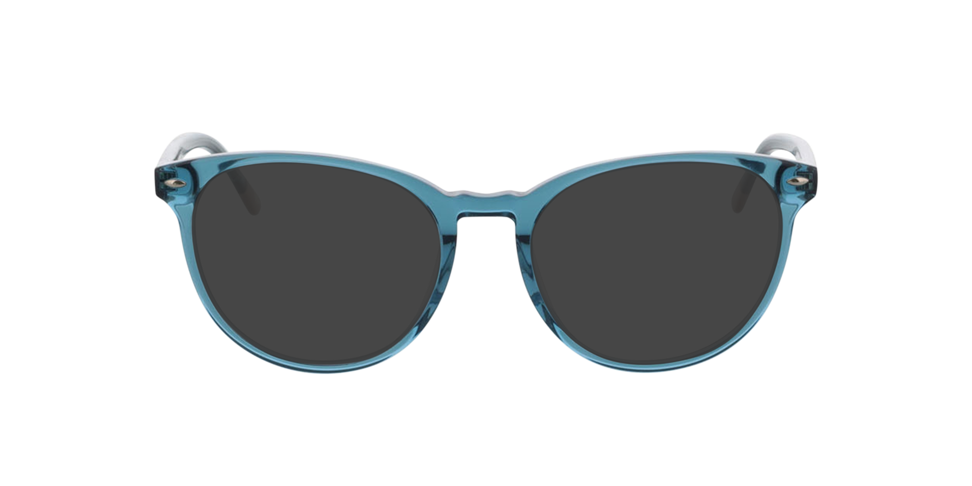 London Kristal blauw  &  lichtroze bovenkant AcetaatEyeglass Frames van B24, met getinte lenzen