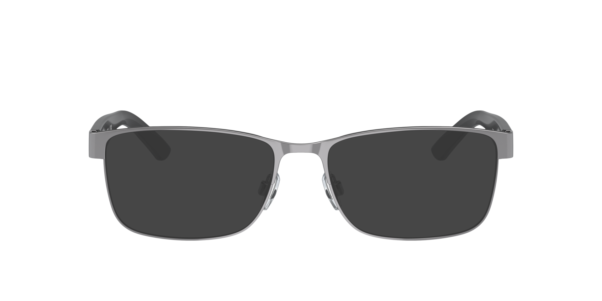 PH1157 Shiny Gunmetal MetallEyeglass Frames von B24, mit getönten Gläsern