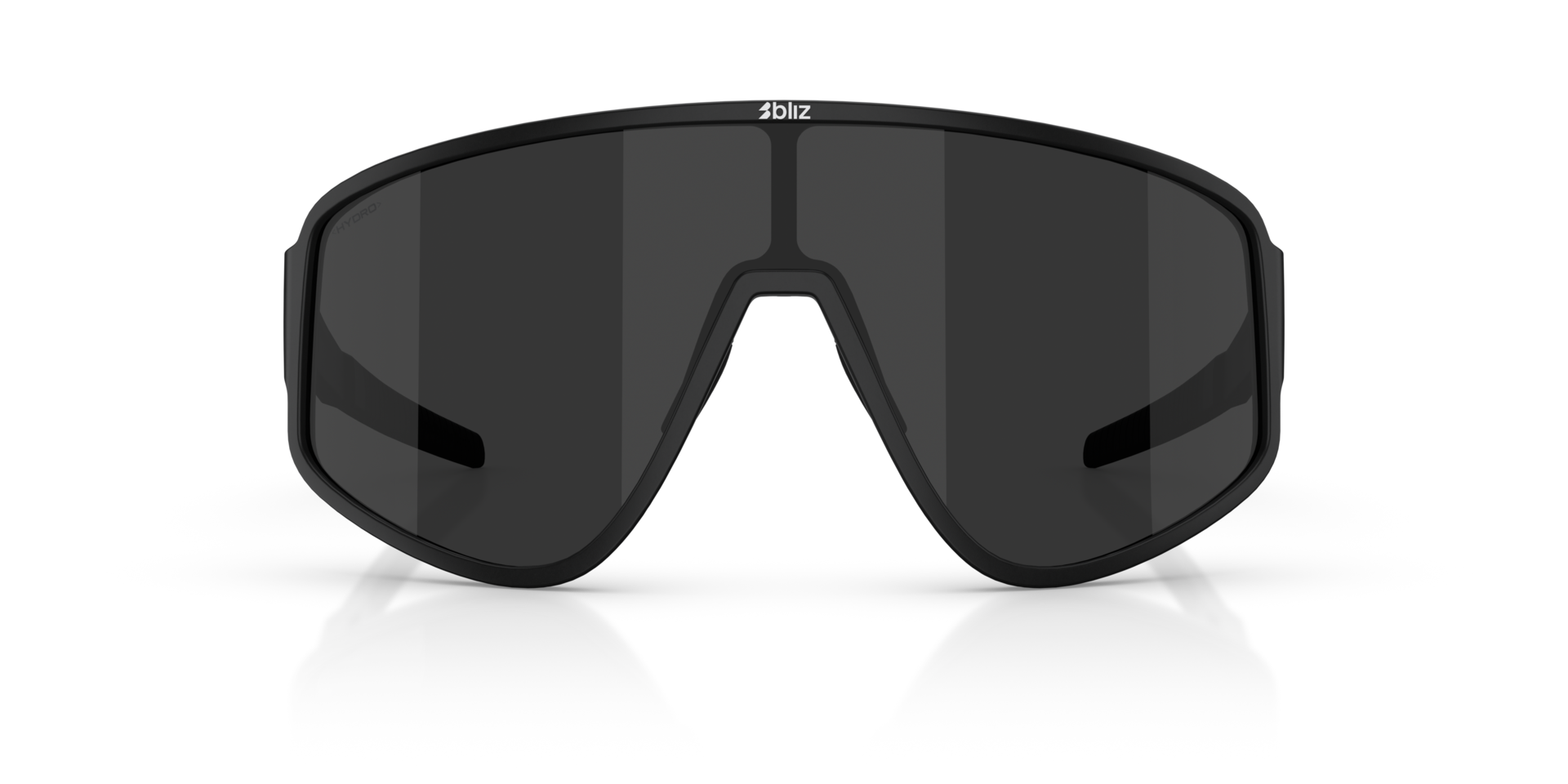 ZB7020 Matt Schwarz KunststoffSunglass Frames von B24, Vorderansicht