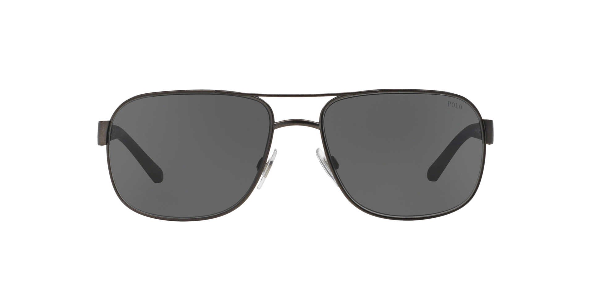 PH3093 Mat donker staalgrijs MetaalSunglass Frames van B24, Vooraanzicht