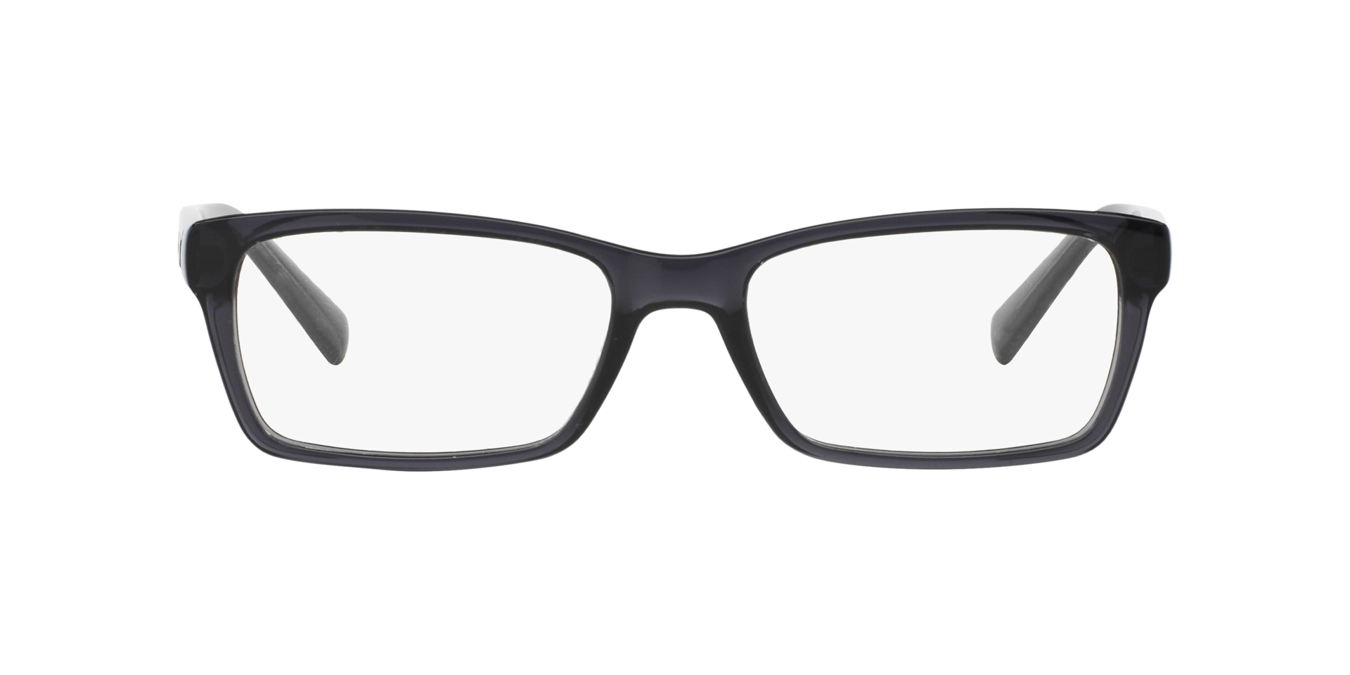 AX3007 Glanzend Transparant Grijs KunststofEyeglass Frames van B24, Vooraanzicht