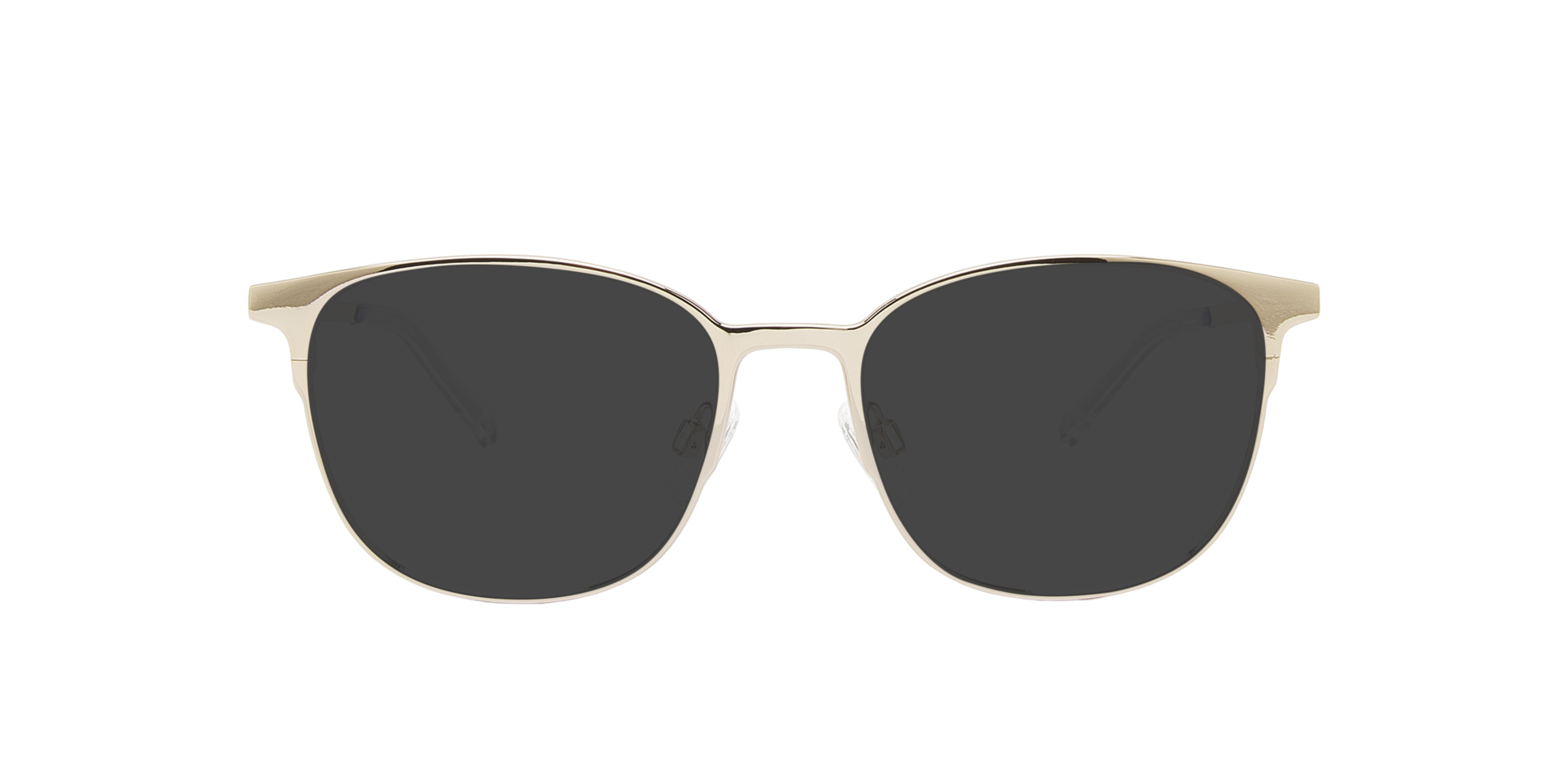 Luna Platinum Silver Titanium TitanEyeglass Frames von B24, mit getönten Gläsern