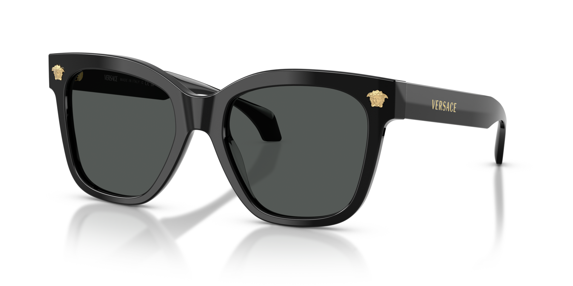 VE4511 Schwarz AcetatSunglass Frames von B24, Dreiviertelansicht