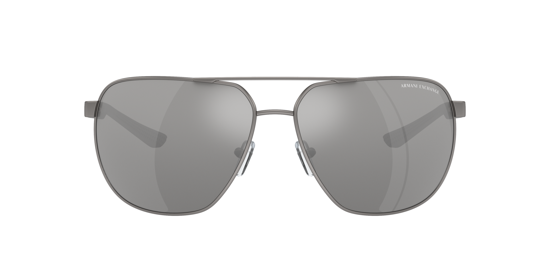 AX2047S Mat Staalgrijs MetaalSunglass Frames van B24, met getinte lenzen