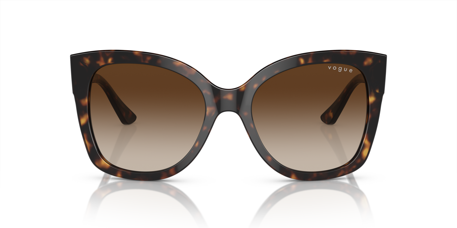 VO5338S Dunkelhavana AcetatSunglass Frames von B24, Vorderansicht