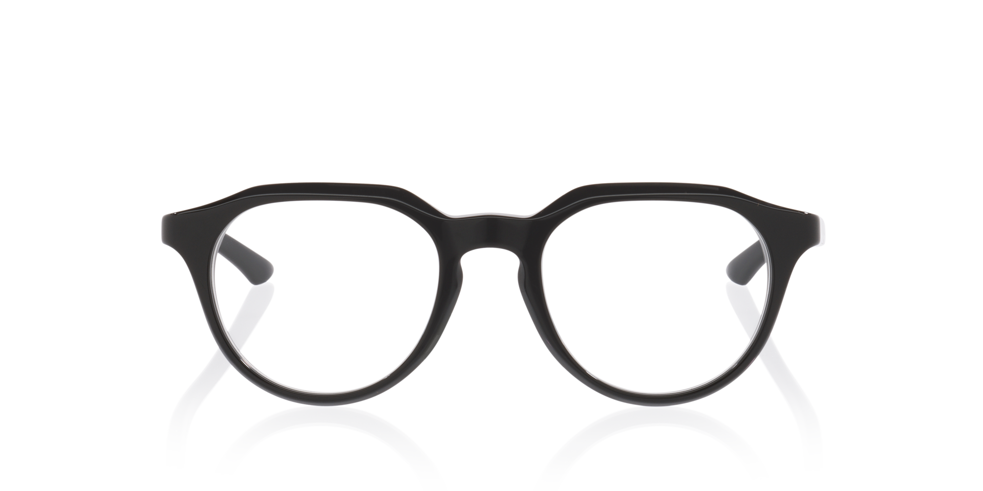 Gg2083O Schwarz AcetatEyeglass Frames von B24, Vorderansicht