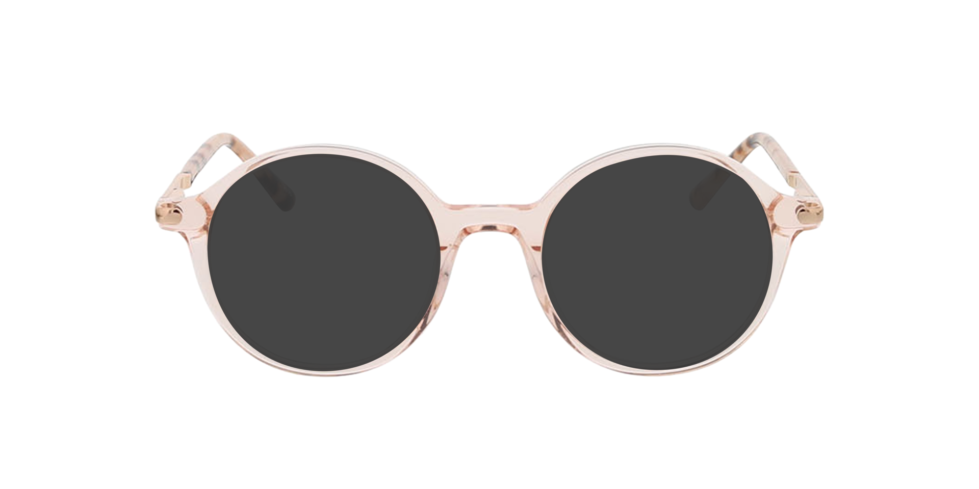 Albany Kristal nude AcetaatEyeglass Frames van B24, met getinte lenzen