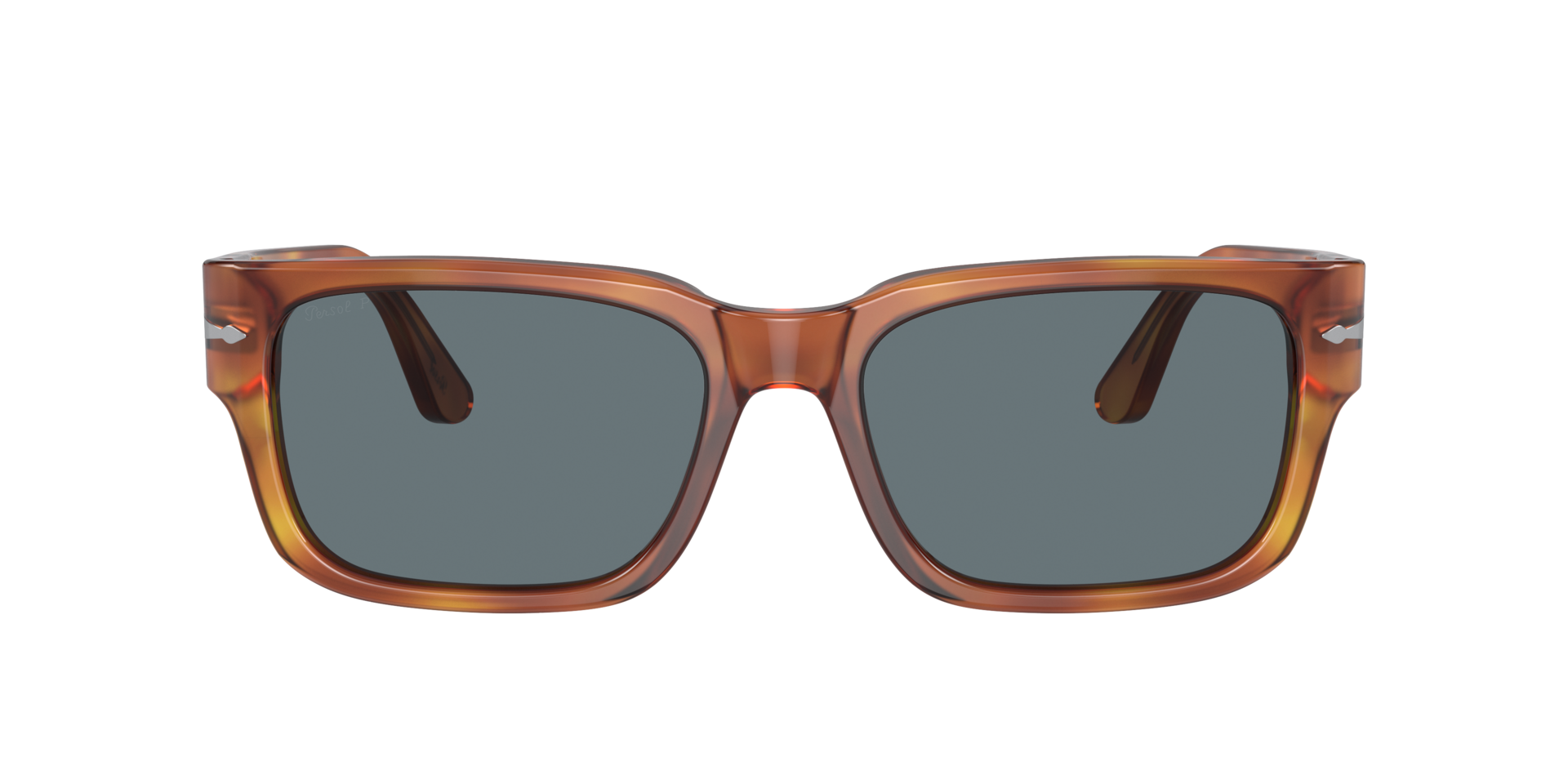 PO3315S Terra Di Siena AcetaatSunglass Frames van B24, met getinte lenzen