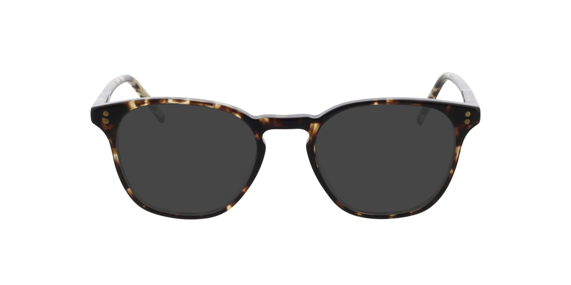 Chelsea Gevlekt Havana AcetaatEyeglass Frames van B24, met getinte lenzen