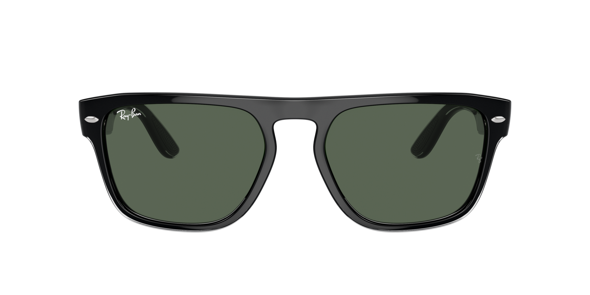 RB4407 Zwart transparant KunststofSunglass Frames van B24, met getinte lenzen