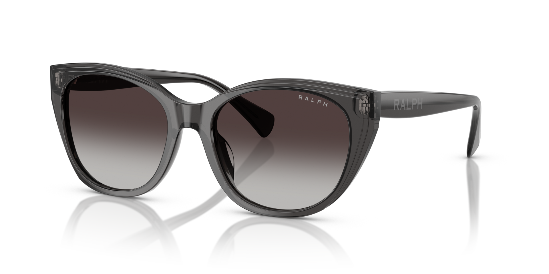 RA5324U Shiny Transparent Black AcetaatSunglass Frames van B24, Hoekweergave