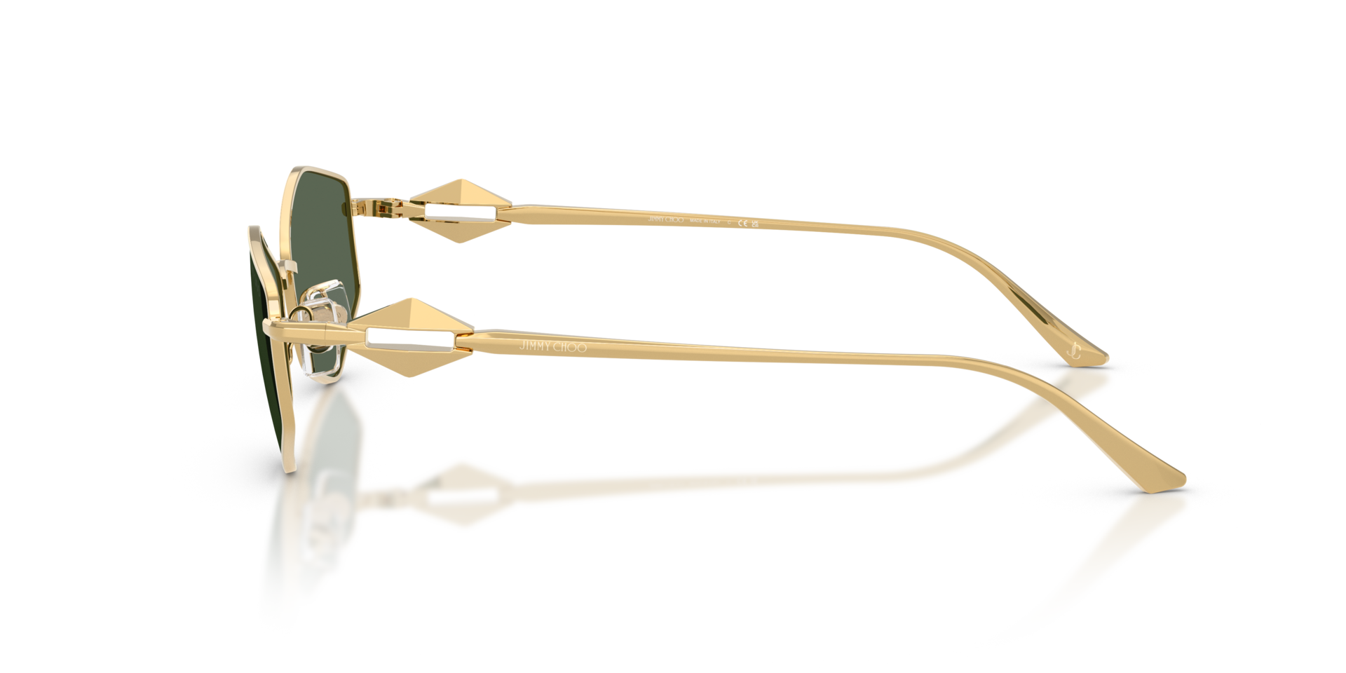 JC4017 Gold MetallSunglass Frames von B24, Seitenansicht