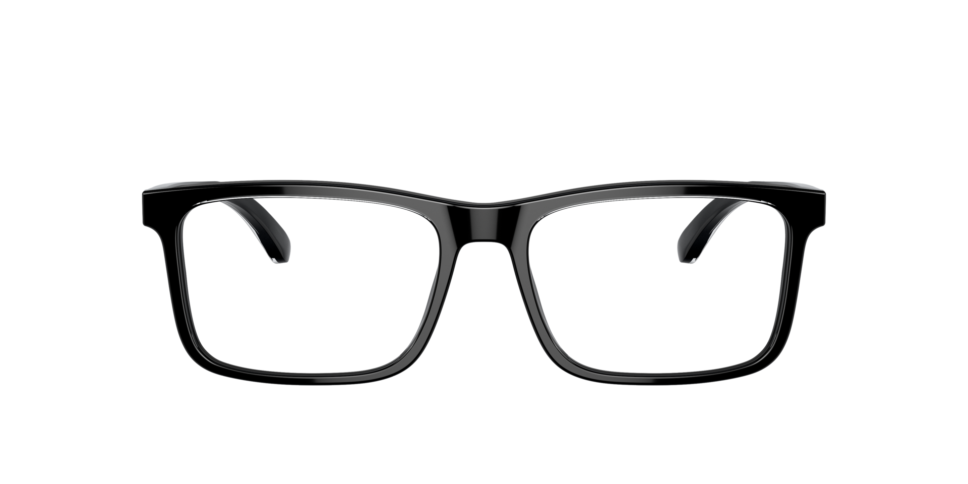 Glanzend zwart/bovenkant kristal EA3227 -  Acetate Brillen