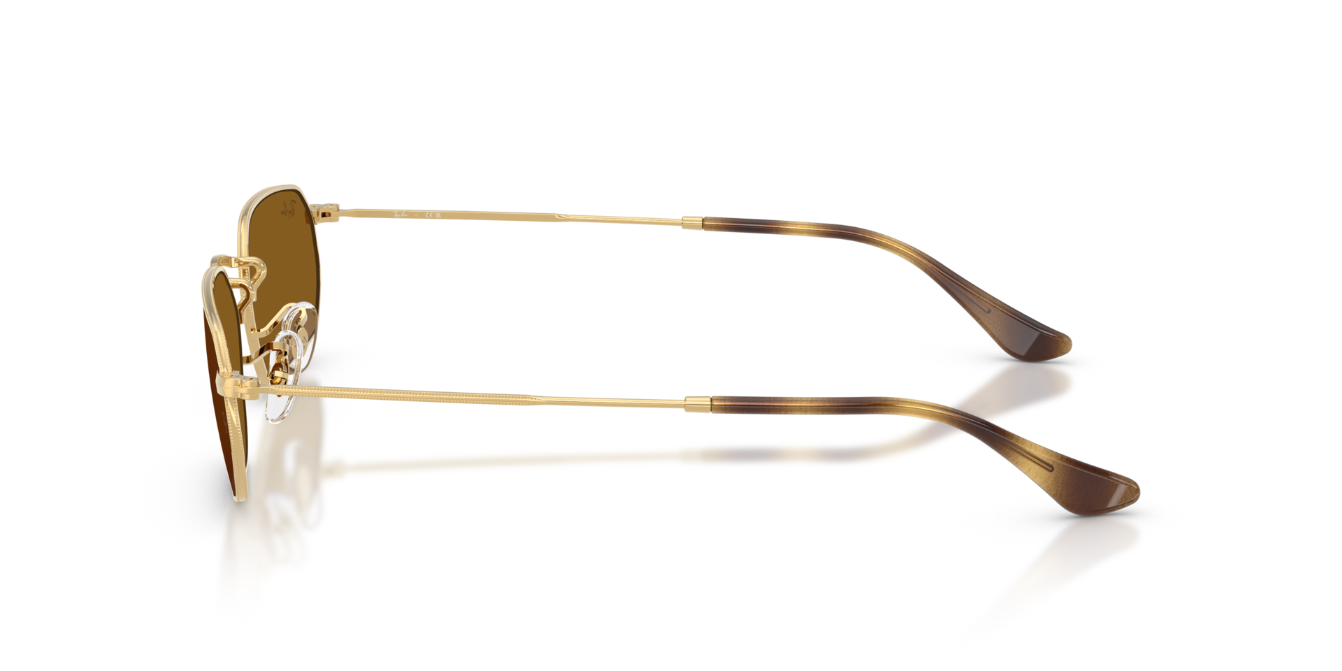 RB3947 Arista goud MetaalSunglass Frames van B24, Zijaanzicht