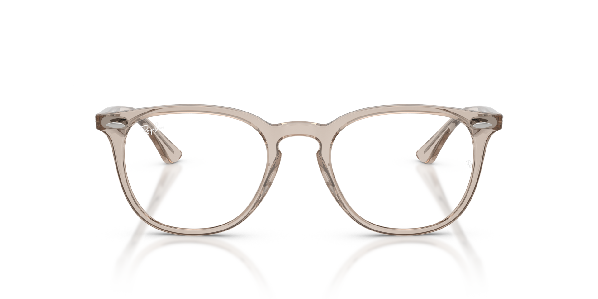 RB7159 Transparent Beige KunststoffEyeglass Frames von B24, Vorderansicht