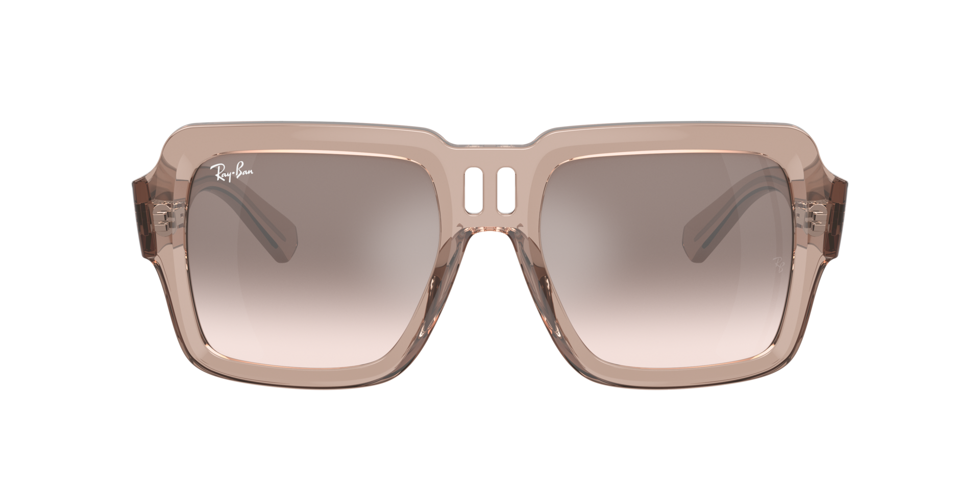 RB4408 Hellbraun transparent KunststoffSunglass Frames von B24, mit getönten Gläsern