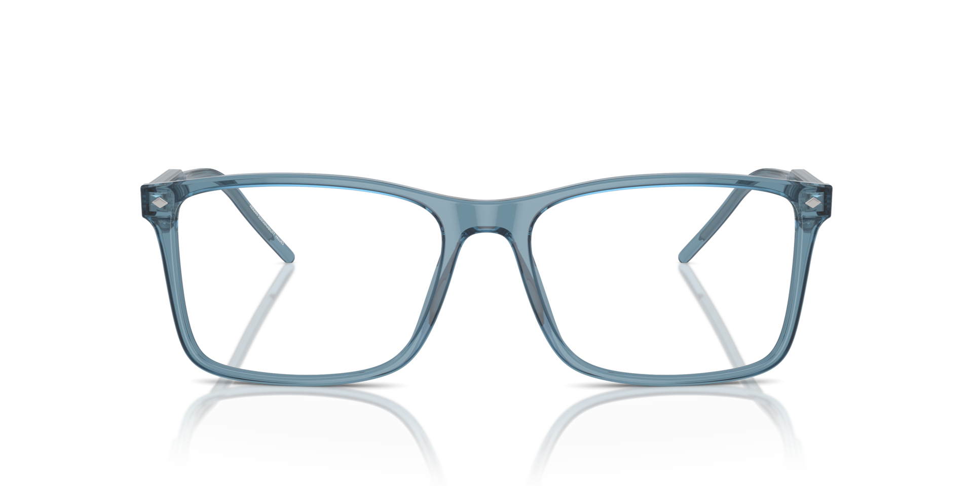 AR7258 Transparant blauw AcetaatEyeglass Frames van B24, Vooraanzicht