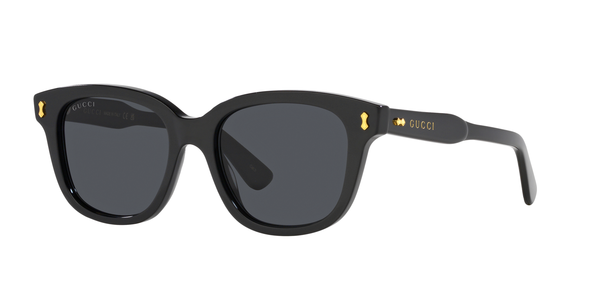 GG1264S Zwart AcetaatSunglass Frames van B24, Hoekweergave