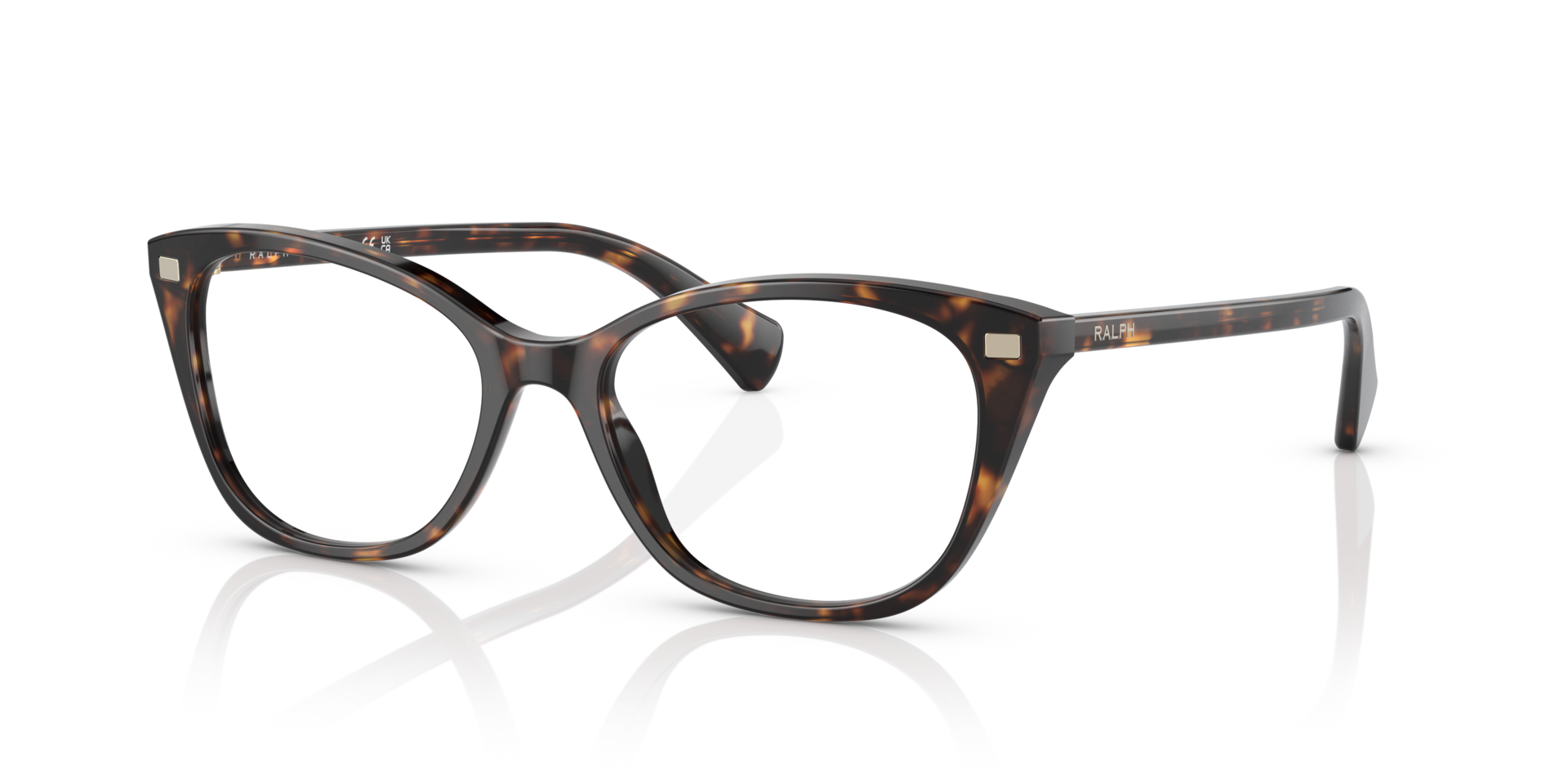 RA7146 Glanzend Havana AcetaatEyeglass Frames van B24, Hoekweergave