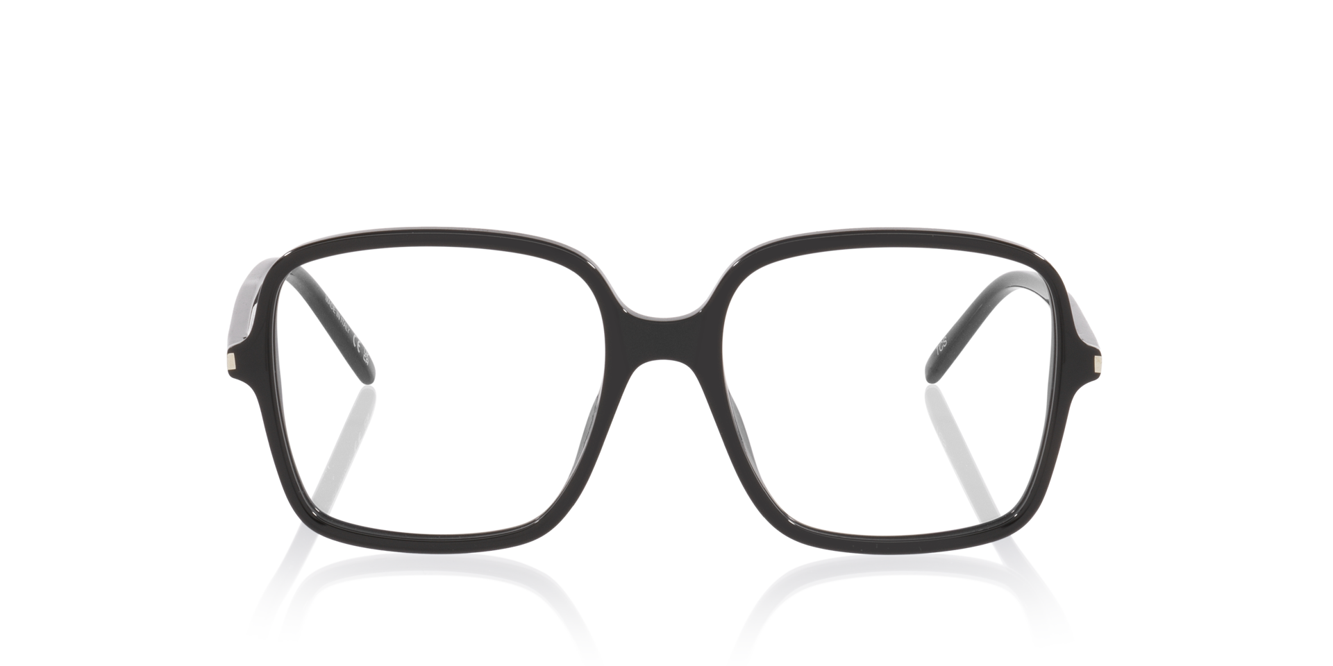 Sl 892 Zwart AcetaatEyeglass Frames van B24, Vooraanzicht