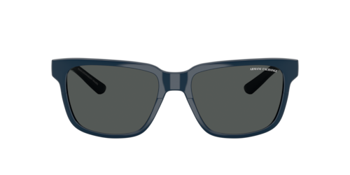 Armani Exchange - AX4026S, Shiny Navy Blue/Matte & Shiny Black, Größe: Large