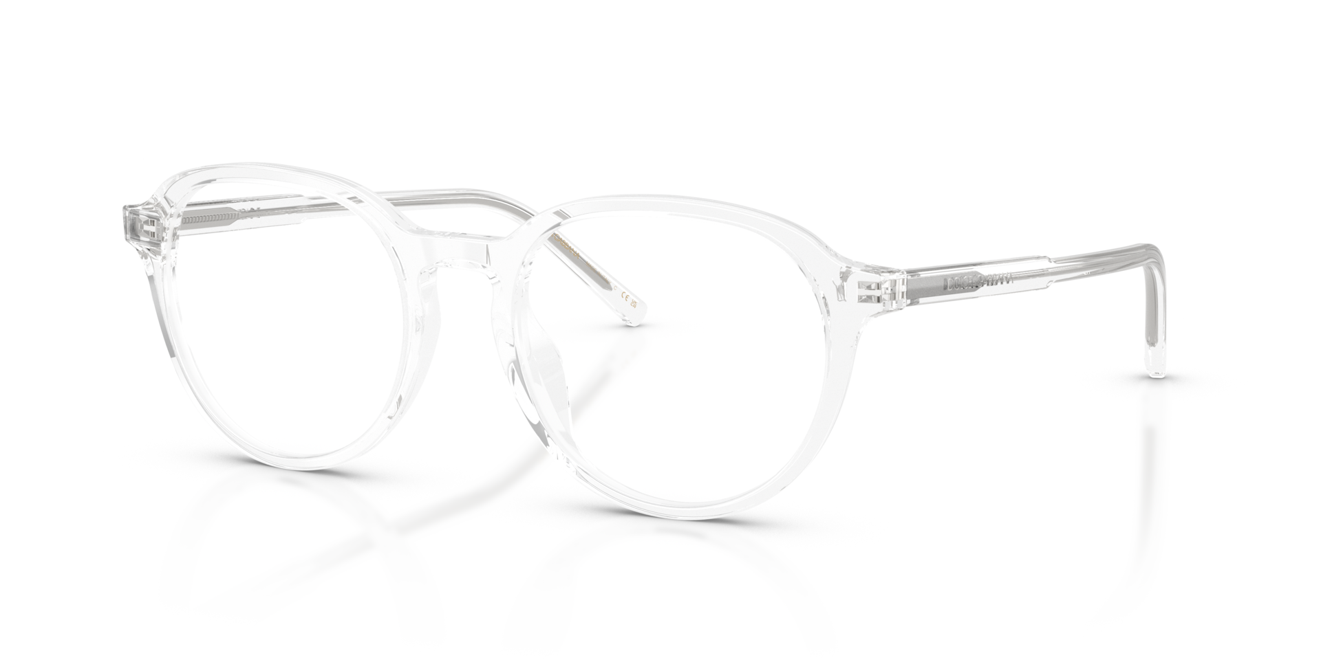 DG3444 Kristal AcetaatEyeglass Frames van B24, Hoekweergave