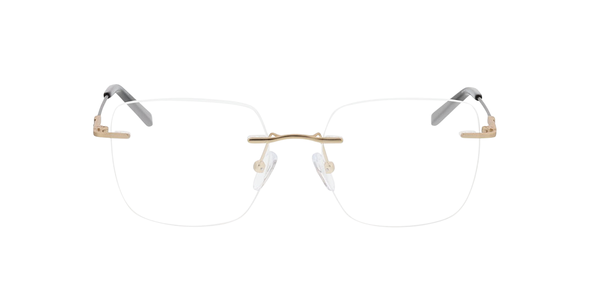 Liberty Goud  &  zwart MetaalEyeglass Frames van B24, Vooraanzicht