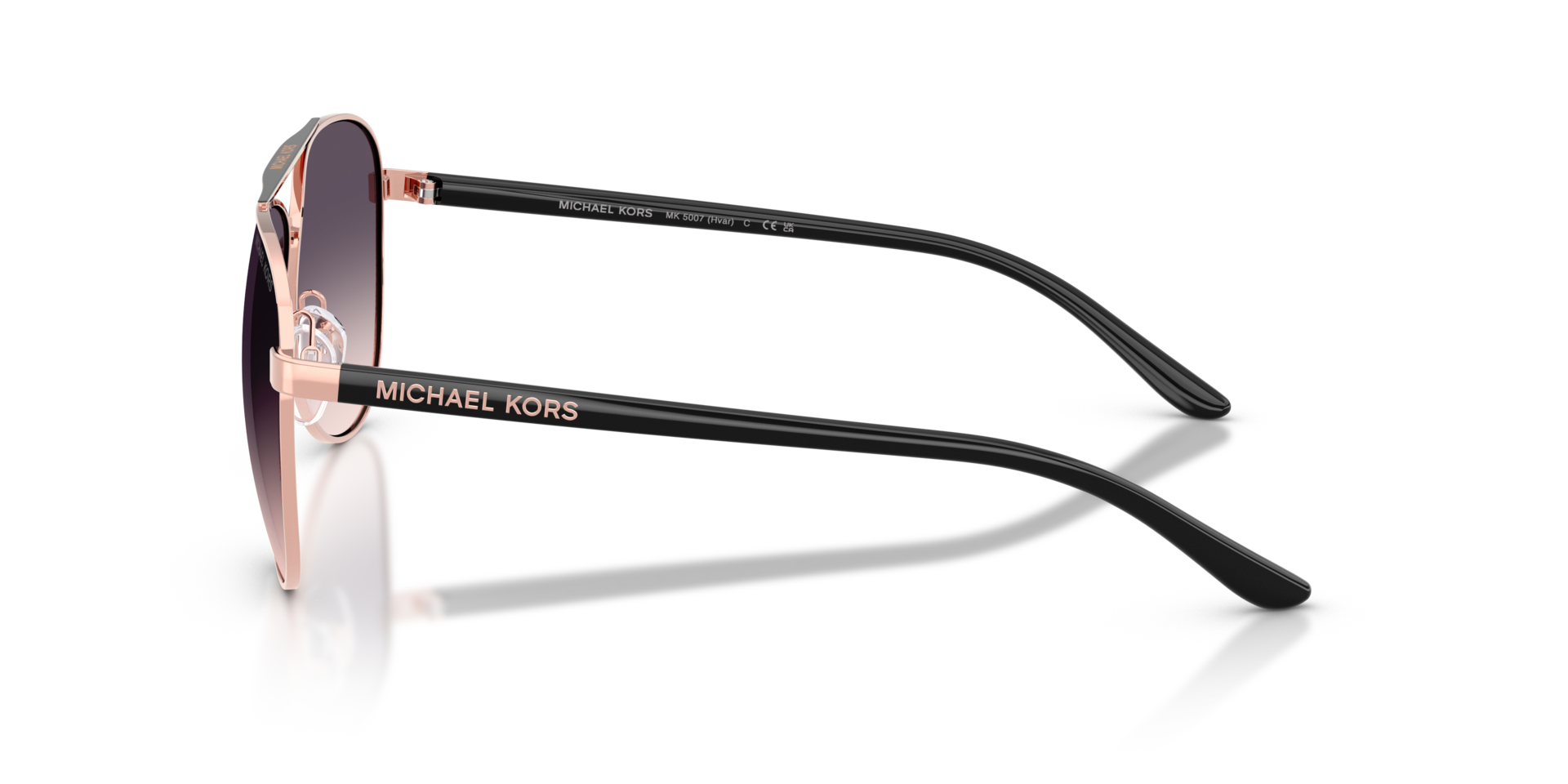 MK5007 Roségoud MetaalSunglass Frames van B24, Zijaanzicht