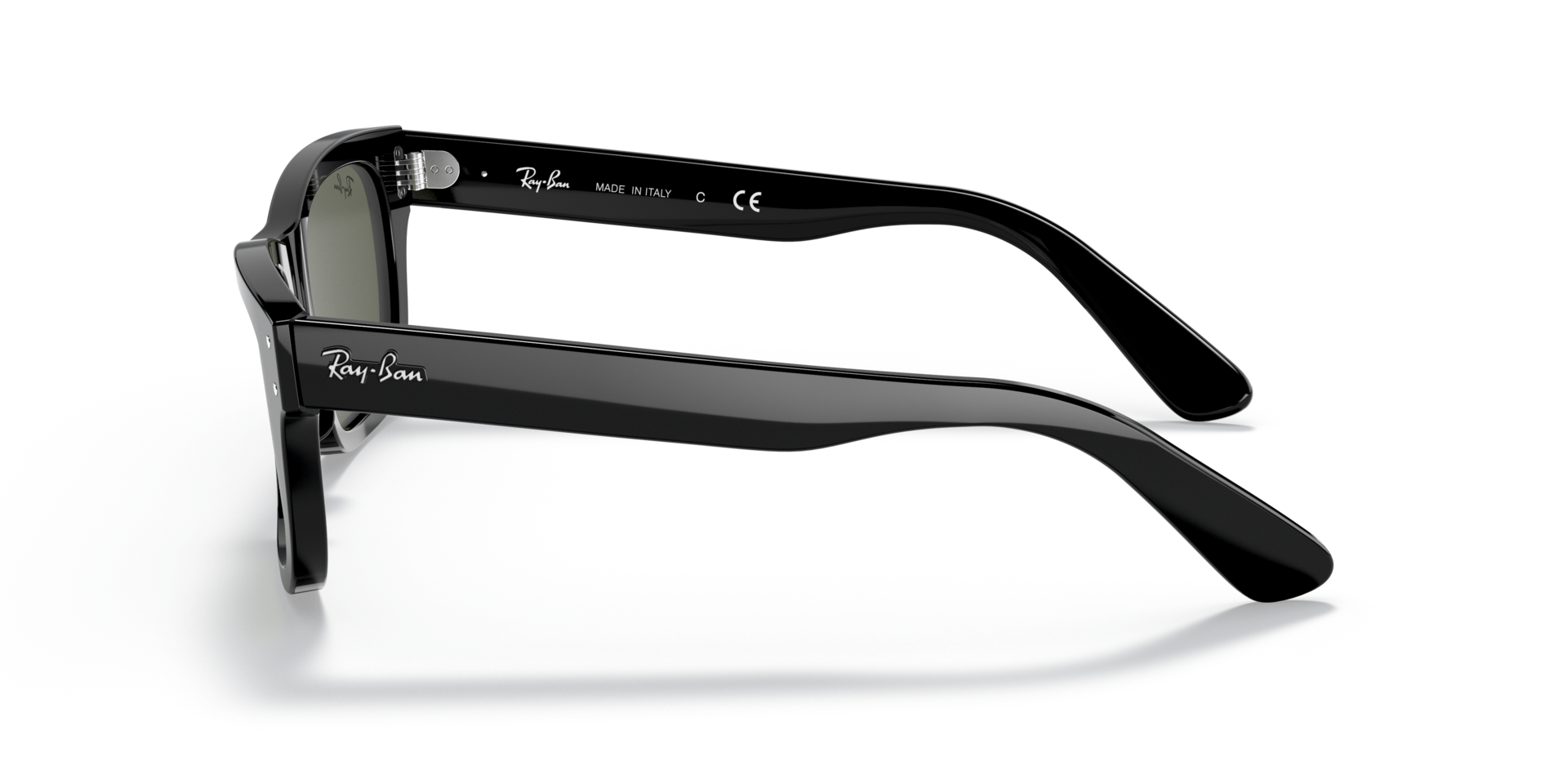 RB2283 Zwart AcetaatSunglass Frames van B24, Zijaanzicht