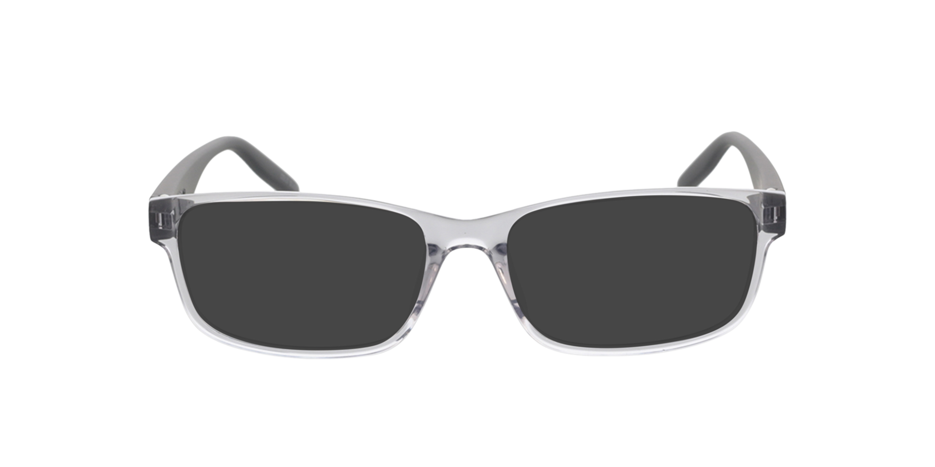 PU0278O Grau KunststoffEyeglass Frames von B24, mit getönten Gläsern