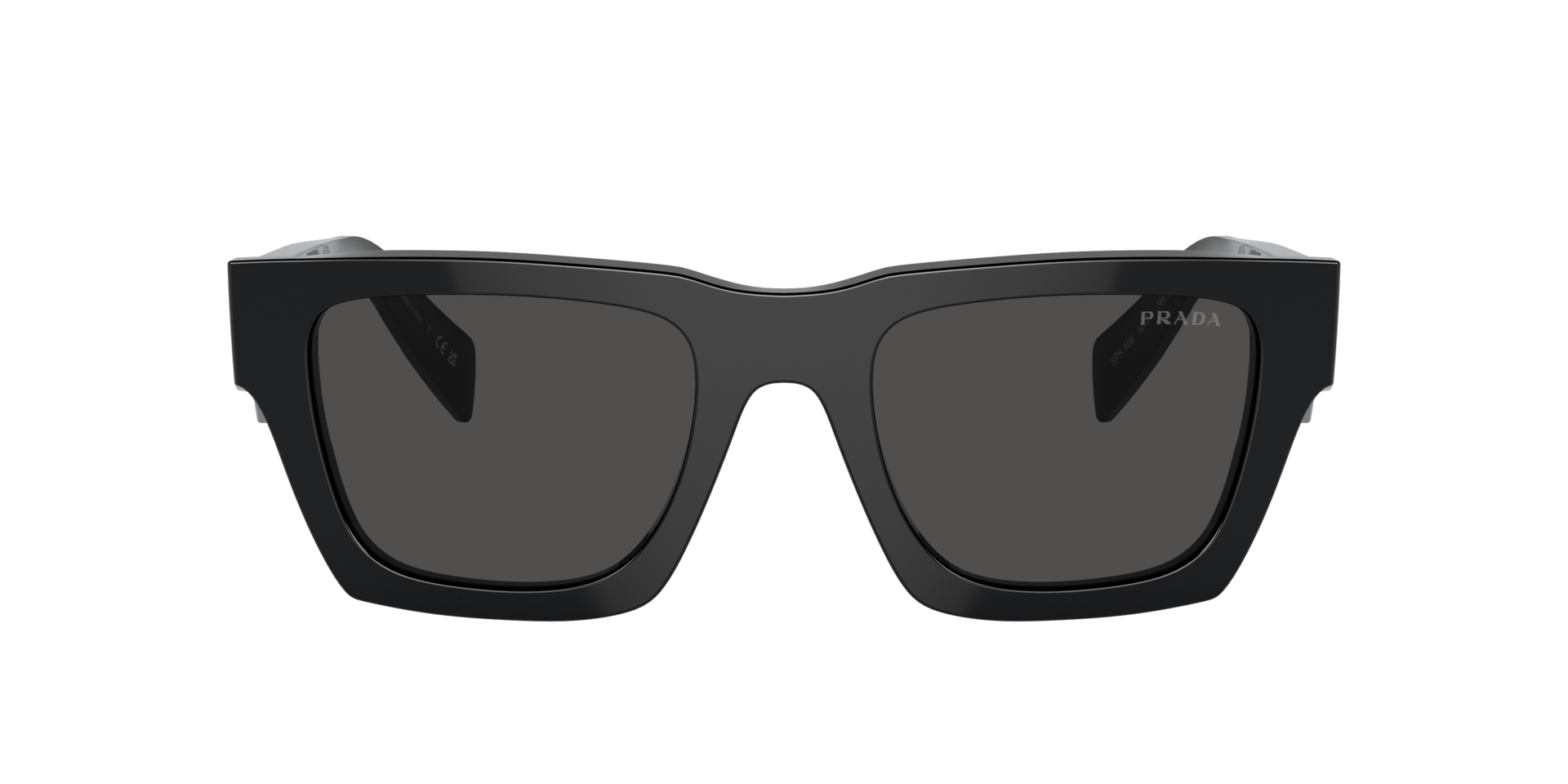 PR A06S Schwarz AcetatSunglass Frames von B24, mit getönten Gläsern