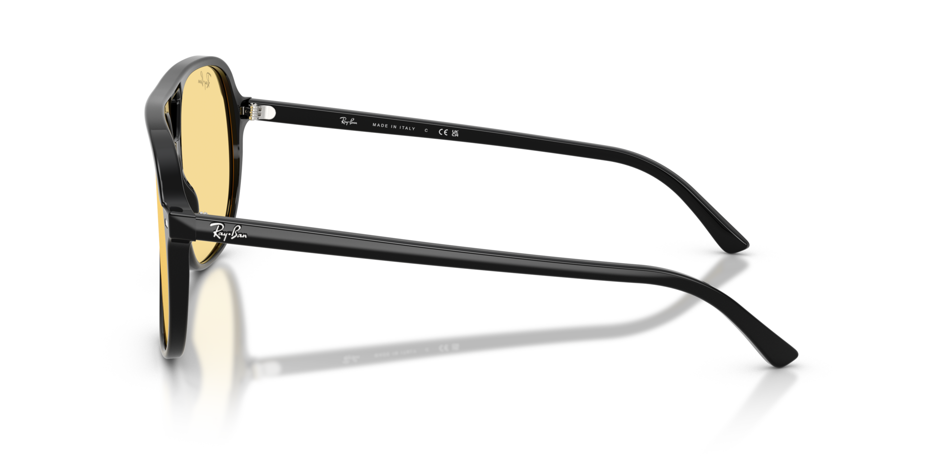 RB2198 Zwart AcetaatSunglass Frames van B24, Zijaanzicht