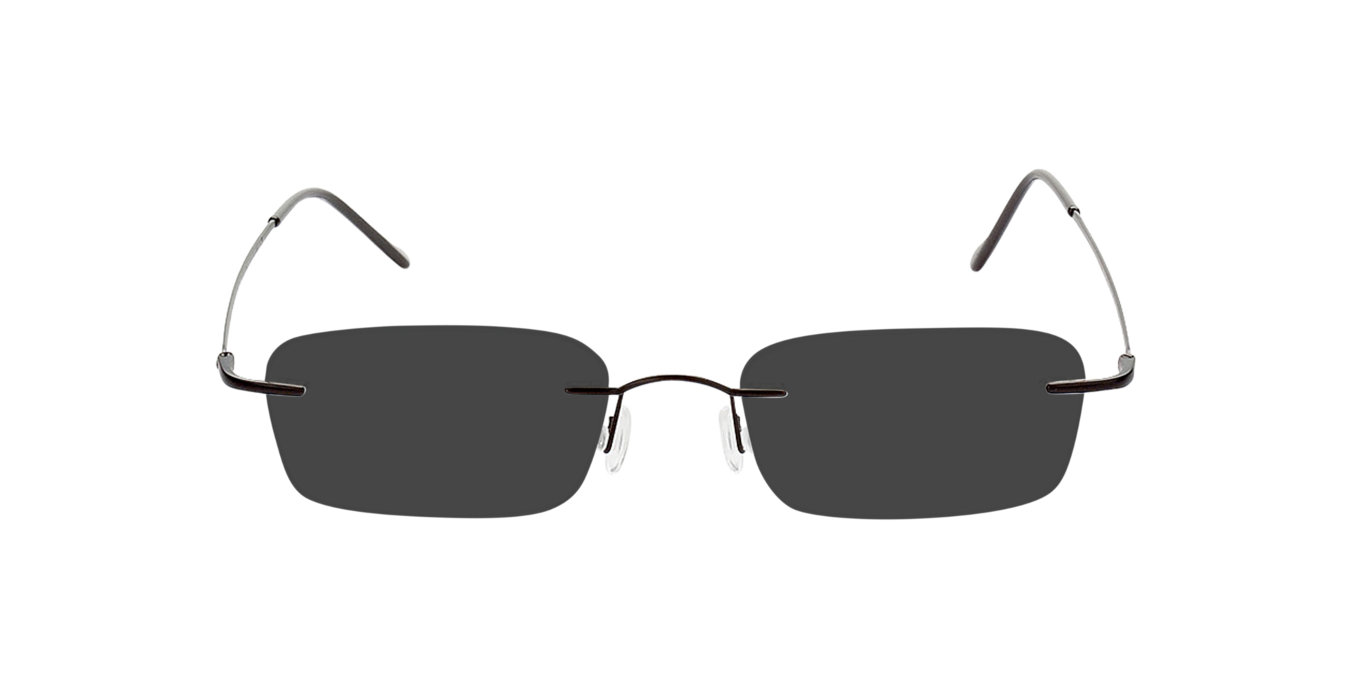 Bendigo Schwarz MetallEyeglass Frames von B24, mit getönten Gläsern