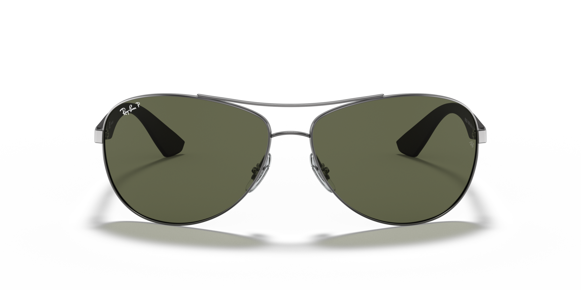 RB3526 Gunmetal MetallSunglass Frames von B24, Vorderansicht