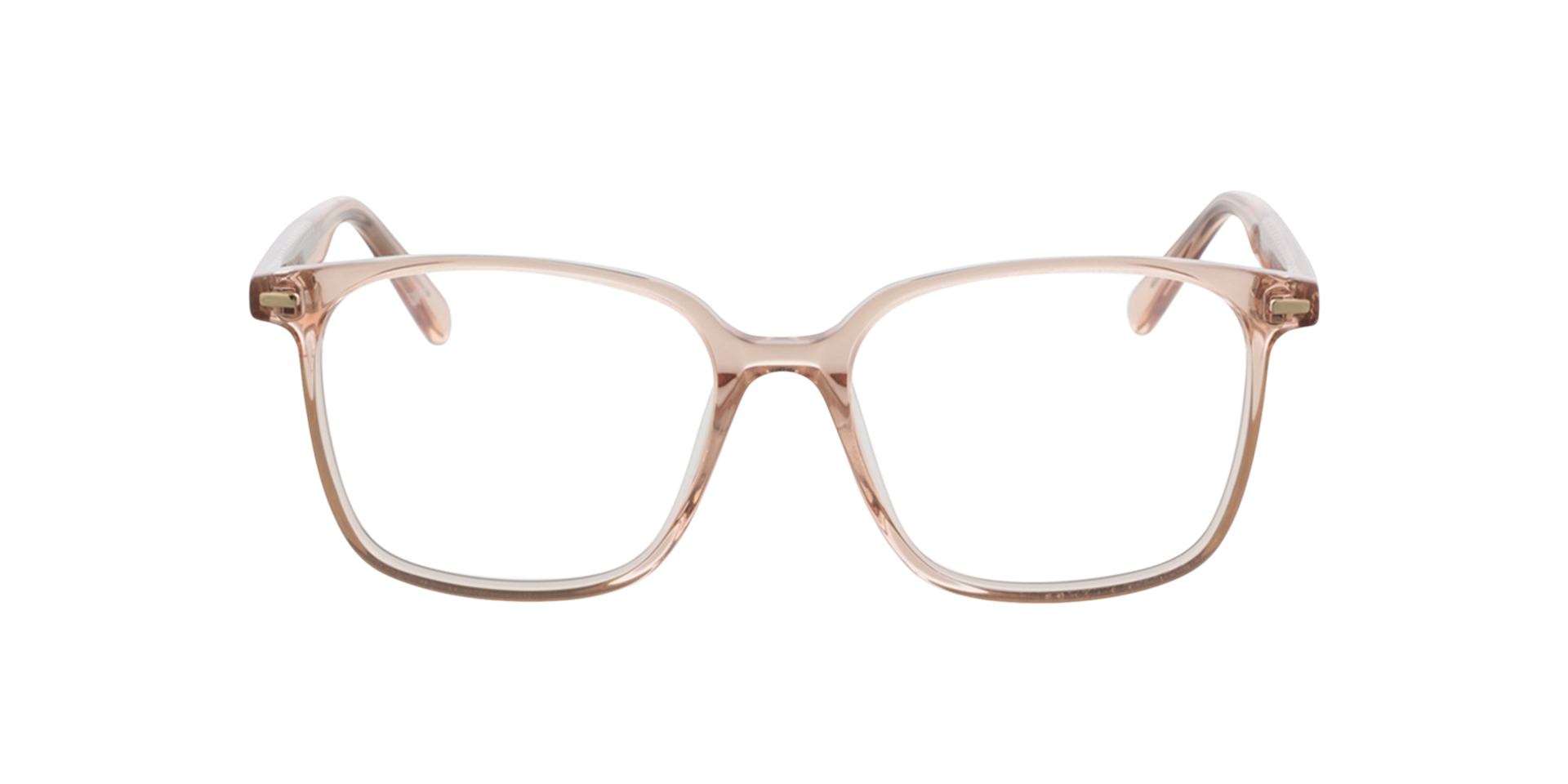 Taylor Kristal licht oranje AcetaatEyeglass Frames van B24, Vooraanzicht