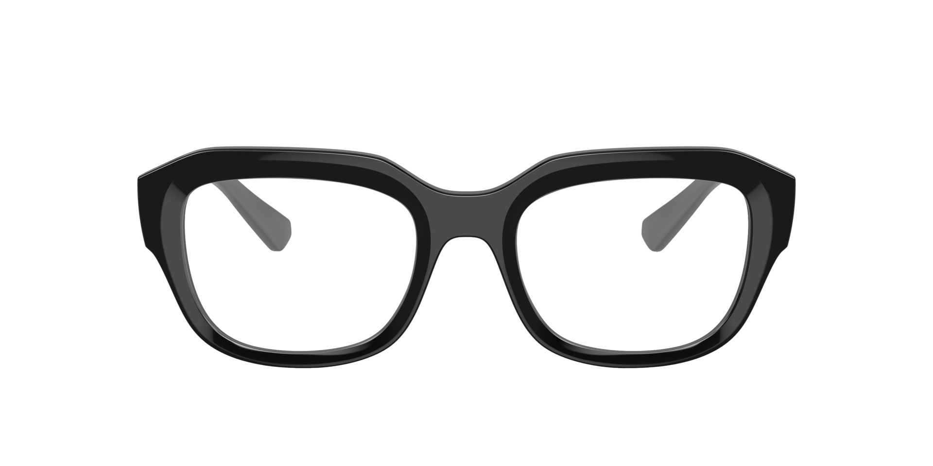 RB7225 Zwart KunststofEyeglass Frames van B24, Vooraanzicht