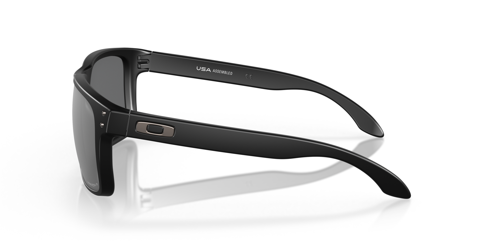 Holbrook™ XL Matzwart KunststofSunglass Frames van B24, Zijaanzicht