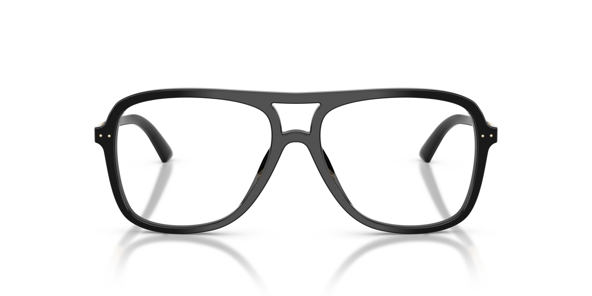 JC3052U Zwart AcetaatEyeglass Frames van B24, Vooraanzicht