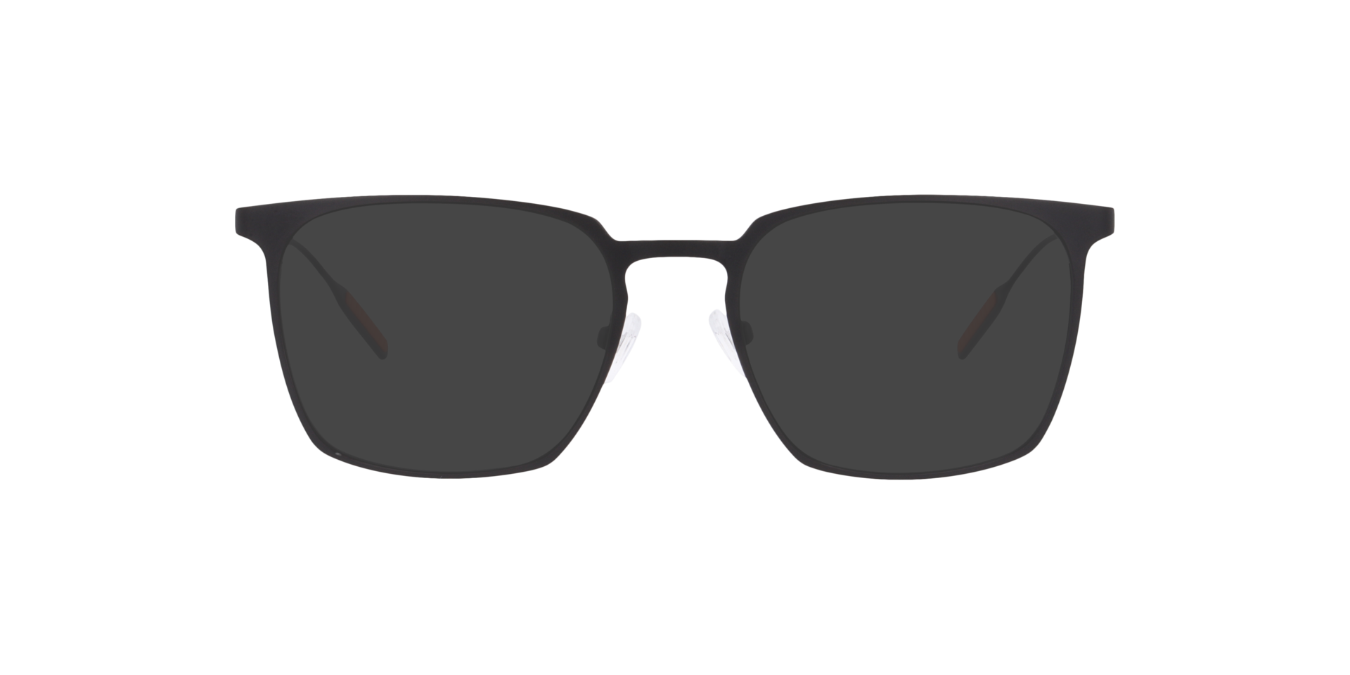 Split Schwarz MetallEyeglass Frames von B24, mit getönten Gläsern