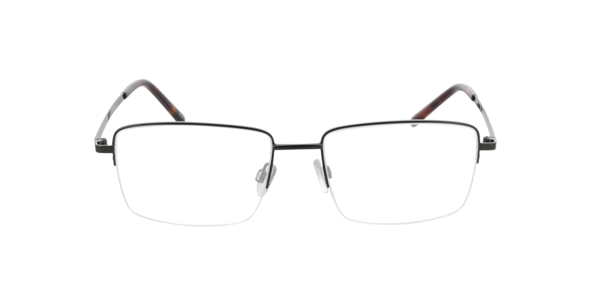 Dawson Donkergroen  &  Havana MetaalEyeglass Frames van B24, Vooraanzicht
