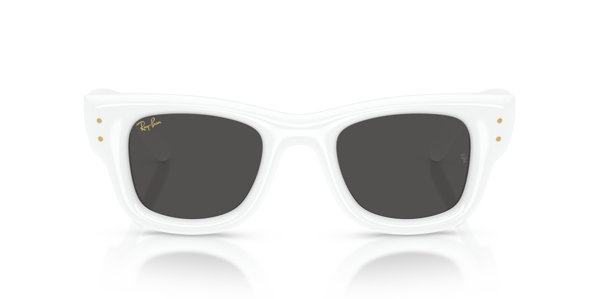 RB4940 Weiß KunststoffSunglass Frames von B24, Vorderansicht