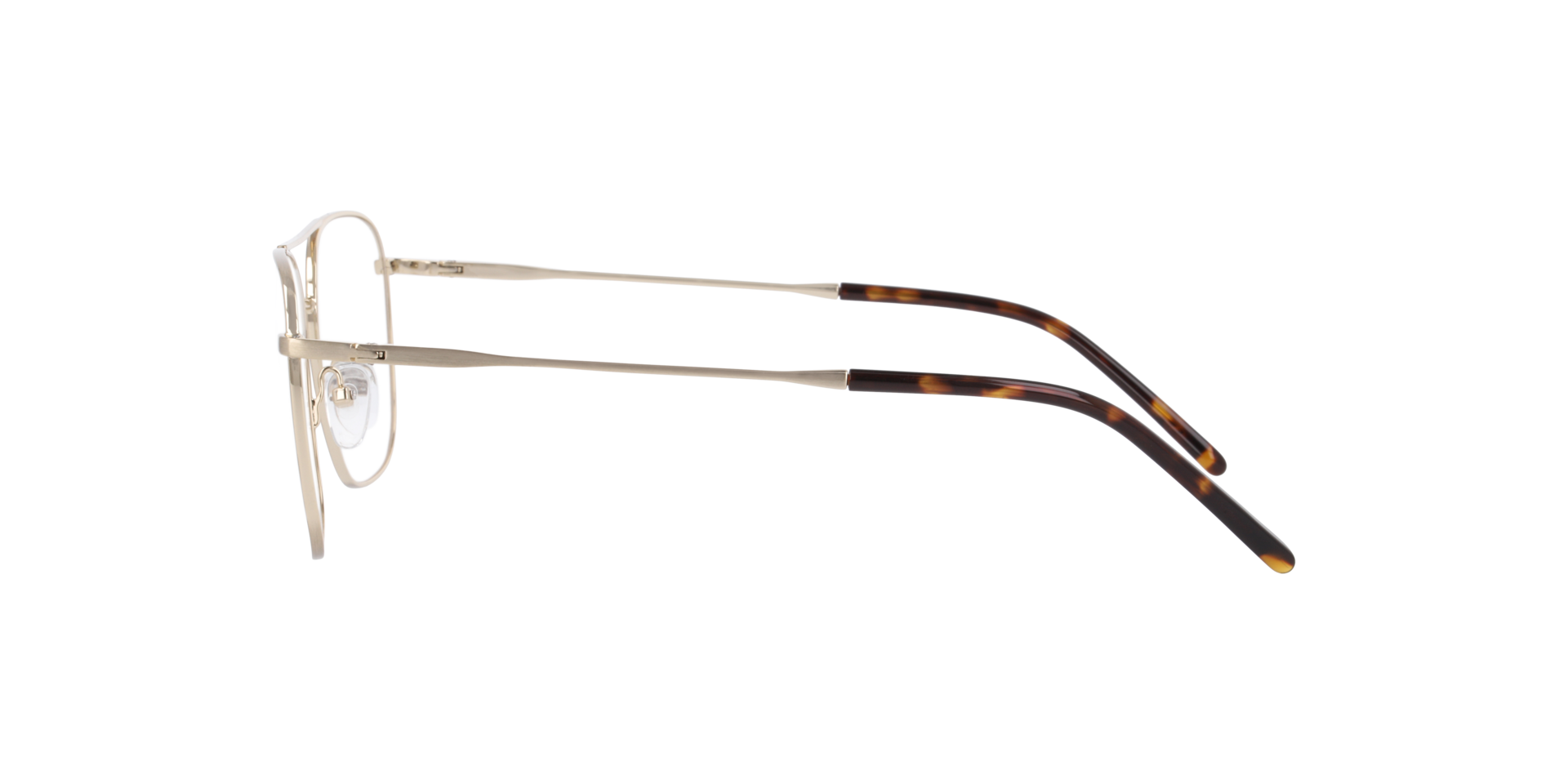 Göteborg Goud MetaalEyeglass Frames van B24, Zijaanzicht