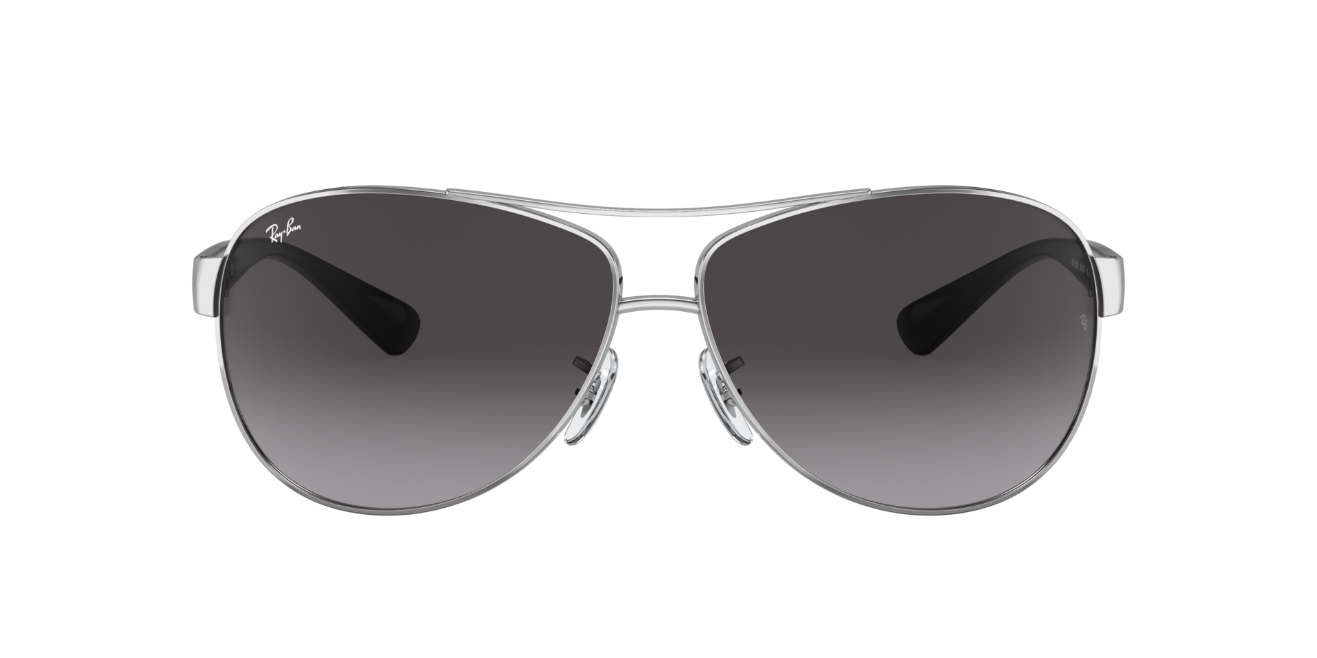 RB3386 Zilver MetaalSunglass Frames van B24, met getinte lenzen