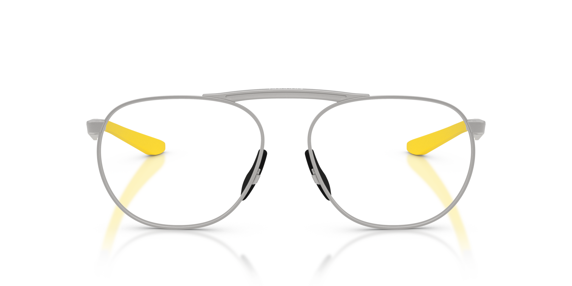 FZ7020 Silver Matte MetallEyeglass Frames von B24, Vorderansicht