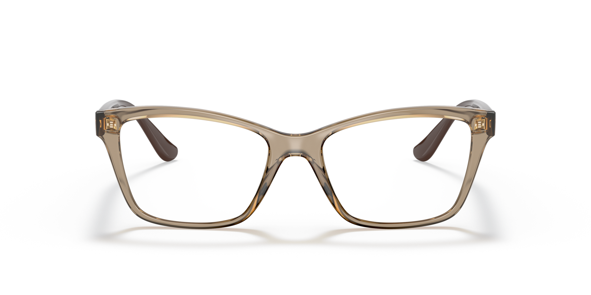 VO5420 Braun transparent KunststoffEyeglass Frames von B24, Vorderansicht